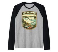 Niagara Falls Canada Niagara Falls Tourist Canada Familia Camiseta Manga Raglan