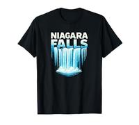 Niagara Falls Cascada Tipografía Cascada Gráfico Camiseta