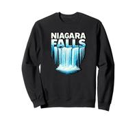 Niagara Falls Cascada Tipografía Cascada Gráfico Sudadera