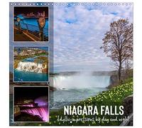 NIAGARA FALLS Idyllic impressions by day and night (Wall Calendar 2026 12" x 24" / 30 x 60 cm (abierto) CALVENDO 12 Month Wall Calendar