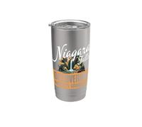 Niagara Falls Nature's Grandeur Travel Trip Familia Souvenir Vaso térmico de acero inoxidable de doble pared