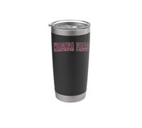 Niagara Falls New York Souvenir College Estilo Rojo Texto Vaso térmico de acero inoxidable de doble pared