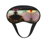 Niagara Falls Print Sleep Solution - Máscara opaca para dormir con orejeras - Viajes Yoga Meditación