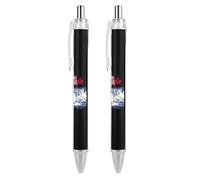 Niagara Falls Scene America Canada Flags - Bolígrafo retráctil de punta fina de 0,5 mm, barril redondo flexible para mayor comodidad de escritura, 1 unidad como se muestra en la imagen 3