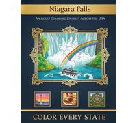 Niagara Falls Scenic Views: Adult Coloring Book: A New York Coloring Book