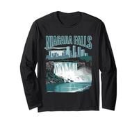 Niagara Falls Souvenirs Road Trip Vacaciones de Verano Niágara Manga Larga