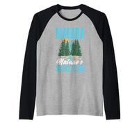 Niagara Nature Epic Journey Cascada Familia Grupo de Recuerdos Camiseta Manga Raglan