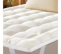 Niagara Sobrecolchón de bambú | Topper para colchón 135 x 190 cm | Grosor 3 cm | Refrescante, Transpirable para aliviar el Dolor de Espalda, Bolsillos Profundos para colchones de 20-50 cm