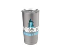 Niagara Wonder Trip Naturaleza Aventura Familia Viajar Vaso térmico de acero inoxidable de doble pared