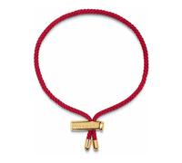 Nialaya- Men's Red String Bracelet with Adjustable Gold Lock- Accessories- Hombre- Amarillo- ONE SIZE- Men's Red String Bracelet with Adjustable Gold Lock