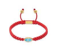 Nialaya- Men's Red String Bracelet with Gold Evil Eye- Accessories- Hombre- Amarillo- L- Men's Red String Bracelet with Gold Evil Eye