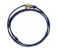 Nialaya- Navy Wrap-Around String Bracelet- Accessories- Hombre- Amarillo- ONE SIZE- Navy Wrap-Around String Bracelet