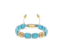 Nialaya- The Dorje Flatbead Collection - Turquoise and Gold- Accessories- Hombre- Amarillo- 2XL- The Dorje Flatbead Collection - Turquoise and Gold