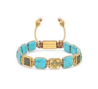 Nialaya- The Dorje Flatbead Collection - Turquoise and Gold- Accessories- Hombre- Amarillo- 2XL- The Dorje Flatbead Collection - Turquoise and Gold