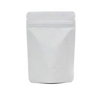NIAN 100 Uds. Tamaños Grandes 5 Colores Papel de Aluminio Mylar Ziplock Bolsas café Alimentos Polvo Almacenamiento Paquete Bolsa Zip Lock Stand up Mate Bolsas