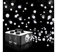 NiaNex - Máquina de burbujas de humo de 350 W, máquina antisalpicaduras de burbujas para Halloween, Navidad, fiesta, boda, cumpleaños, fotografía