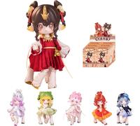 niannyyhouse BJD - Figura de caja ciega, muñeca articulada con ropa, serie guía ilustrada de espíritus, figura de acción articulada coleccionable (6 piezas)