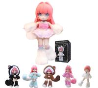 niannyyhouse BJD - Figuras de caja ciega, escala 1/12, serie Cat Island Wonderland, muñeca articulada con bola, figura de acción coleccionable (1 unidad)