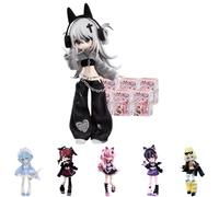 niannyyhouse BJD - Figuras de caja ciega, serie Ten Thousand Escape Plans, escala 1/12, muñeca articulada de bola con ropa, figura de acción coleccionable (6 piezas)