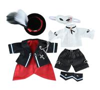 niannyyhouse BJD - Ropa de muñeca, juego de caminante nocturno oscuro, escala 1/12, para figura de acción de 4.3 y 5.5 pulgadas, accesorios (para muñeca OB11 (4.3 pulgadas)