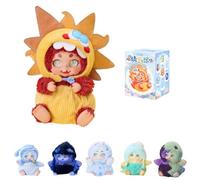 niannyyhouse Caja ciega de felpa, serie Mood Weather de 6 pulgadas, lindas figuras de animales de peluche, regalos de cumpleaños (1 unidad)