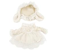 niannyyhouse Conjunto de bata de felpa de 10 cm-15 cm y 20 cm (para muñecas de peluche de 10 a 15 cm)