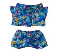 niannyyhouse Conjunto de ropa de muñeca de felpa de 10 a 15 cm compatible con muñeca Labubu de 17 cm (azul)