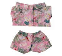 niannyyhouse Conjunto de ropa de muñeca de felpa de 10 a 15 cm compatible con muñeca Labubu de 17 cm (rosa)