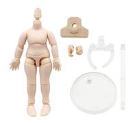 niannyyhouse DOD - Figuras de acción de muñeca de 10 cm, adecuadas para cabeza de muñecas BJD de 1/12 (blanco lechoso, paquete estándar A)