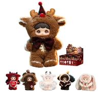 niannyyhouse Maymei Winter Weird Series - Caja ciega de muñeca de peluche, llavero de peluche de 8 pulgadas, bonitos regalos coleccionables (6 piezas)