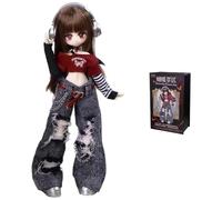 niannyyhouse Muñeca articulada de bola BJD de 1/8, serie Unspoken Collection Girl, con ropa, figura de acción coleccionable de vestir, caja individual (Butterfly Forbidden Zone - 1 unidad)