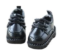 niannyyhouse OB11 - Zapatos de piel para muñeca, accesorios para figura de acción de 4.3 a 4.7 pulgadas, color negro