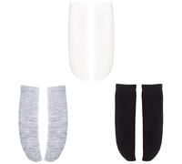 niannyyhouse Ropa de muñeca BJD a escala 1/12, 3 pares de calcetines, corto, mediano largo, para figura de acción de 4.7 a 5.5 pulgadas, accesorios de muñeca para vestir (mediano)