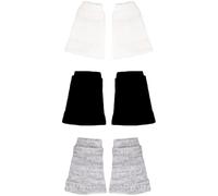 niannyyhouse Ropa de muñeca BJD de 1/12, 3 pares de calcetines holgados, para figura de acción de 4.3 pulgadas, 4.7 pulgadas, 5.5 pulgadas, accesorios de muñeca (para muñeca BJD de 4.3 pulgadas)