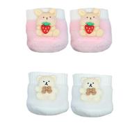 niannyyhouse Zapatos de peluche de 20 cm, con patrón de animales, accesorios de muñeca de 8 pulgadas (A1)