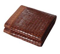NIANXINN Estera de Dormir de Bambú Mahjong,Natural Colchoneta para Bamboo Colchón,Colchoneta de Refrigeración Plegable,Esterilla de Bambú de Hielo,para Casa Dormitorio Cama Sofá (80x160cm)