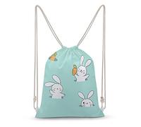 NIBABA Mochila con cordón de gran capacidad, de lona, resistente al agua, para deportes, yoga, gimnasio, para niños, niñas, niños, mujeres, hombres y adolescentes, Como Cuadro