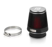 NIBBI 54mm Filtro aire moto,Universal Filtro de aire coche para Carburador Moto Pit Bike Dirt Bike Scooter ATV Ciclomotor Quad KAWASAKI HONDA Plata