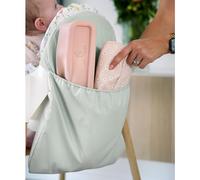 Nibble and Rest Práctica bolsa de bolsillo para trona, compatible con la trona IKEA Antilop, accesorios de trona, material lavable e impermeable, una bolsa grande con un bolsillo interno con