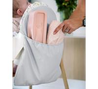 Nibble and Rest Práctica bolsa de bolsillo para trona, compatible con la trona IKEA Antilop, accesorios de trona, material lavable e impermeable, una bolsa grande con un bolsillo interno con