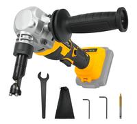 Nibbler de metal inalámbrico para batería Dewalt de 20 V, cortador de metal sin escobillas de 30000 rpm, cortador de metal eléctrico con mango de asistencia y 2 cuchillas para corte de metal, acero
