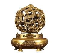 NIBHZ Adorno de latón Macizo con Nueve Vueltas para el Cielo y la Tierra, con Nueve Dragones Jugando con una Perla; una Pieza Decorativa para Salas de Estar,28cm