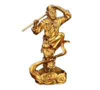 NIBHZ Estatua de latón del Monje Tang, Maestro y discípulo, Figura de Viaje al Oeste, Sun Wukong, decoración de Cerdo, Pieza de Mango Coleccionable, artesanía,50cm