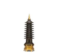 NIBHZ Estatua de Torre de Pagoda, Escultura de Estilo de Hada asiática, artículo de colección de diseño Tradicional, decoración de Escritorio para el hogar,25cm