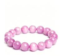 NIBHZ Pulsera Kunzita, Cristal curativo para el Amor, la compasión y Las relaciones saludables,5a,8mm