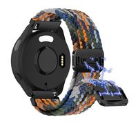 Niboow 20mm Correa Compatible con Garmin Forerunner 70/170/ 170 Music 43mm/165/165 Music/570 42mm, Nylon Trenzada Correa para Garmin Venu Sq 2/Sq 2 Music Edition/2 Plus/Approach S50/S44 - Camuflaje