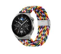 Niboow 22mm Correa para Huawei Watch GT 5 46mm/GT 5 Pro 46mm/GT 4 46mm/GT 3 Pro 46mm/GT 3 46 mm/GT Runner/GT 2 46 mm, Nylon Elástica Correas para Huawei Watch 4/Watch 4 Pro/Watch Buds - Iridiscente