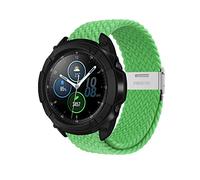 Niboow 22mm Correa para Samsung Galaxy Watch 3 45mm/Galaxy Watch 46mm/Gear S3 Frontier/Gear S3 Classic/Gear S, Nylon Correa para Xiaomi Watch 2 Pro/Watch S1/Watch S1 Active/Mi Watch-Verde Claro