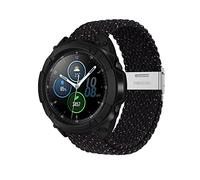 Niboow 22mm Correa para Samsung Galaxy Watch 3 45mm/Galaxy Watch 46mm/Gear S3 Frontier/Gear S3 Classic/Gear S, Nylon Correa para Xiaomi Watch 2 Pro/Watch S1/Watch S1 Active/Mi Watch-Negra-2