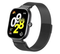 Niboow Correa para Xiaomi Redmi Watch 6/5 / 4, Magnética Repuesto Malla Metal Muñequeras Acero Inoxidabl Correas para Xiaomi Smart Band 9 Pro/Xiaomi Smart Band 8 Pro - Plata